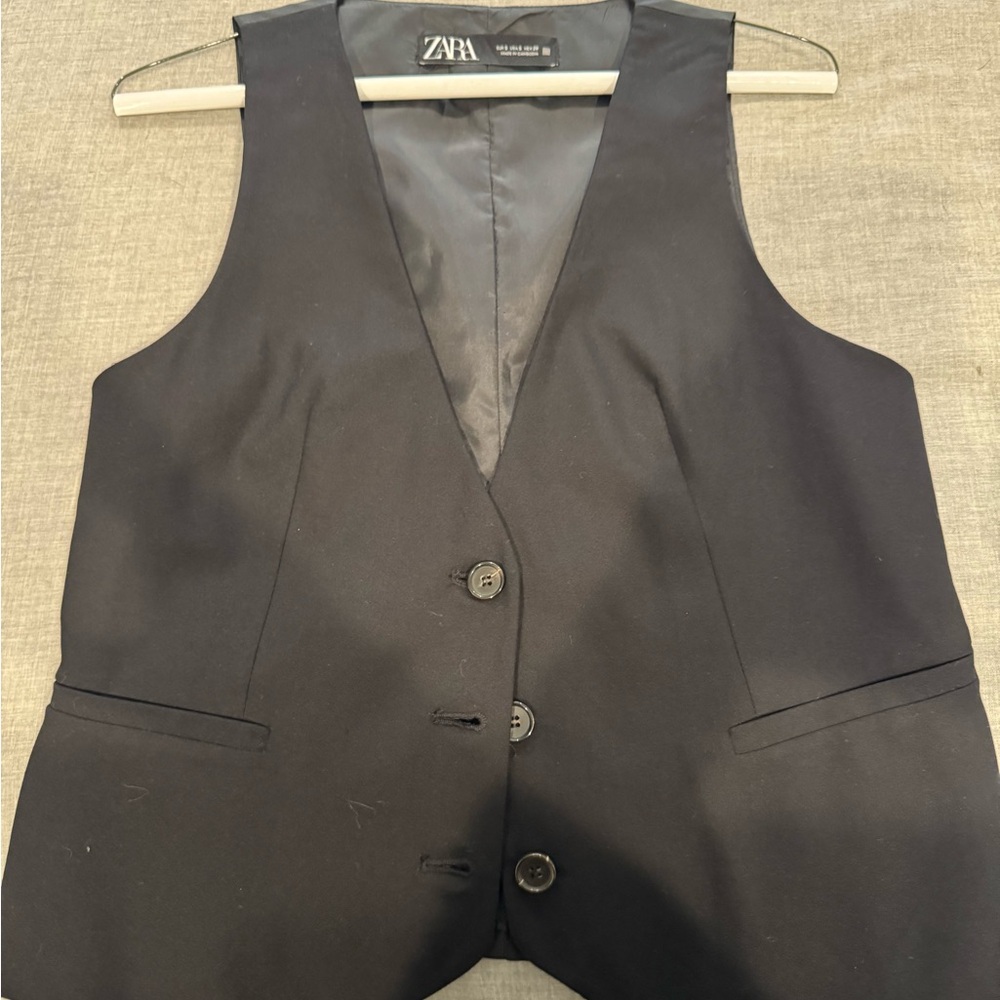 Zara Basics Black Vest
